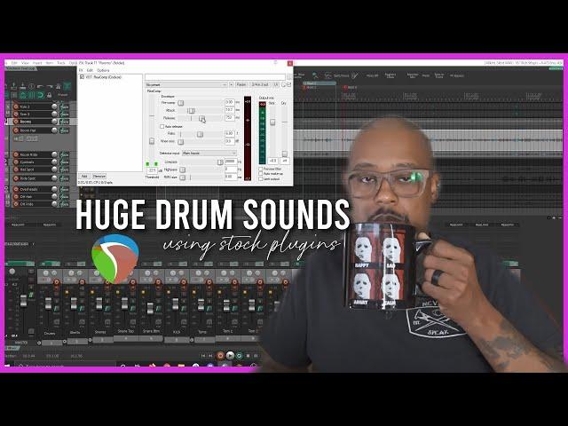 Make Your Drums Sound BIG with Stock Plugins in REAPER