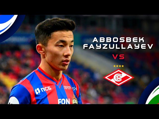 Abbosbek Fayzullayev vs Spartak Moscow | 02/11/2024