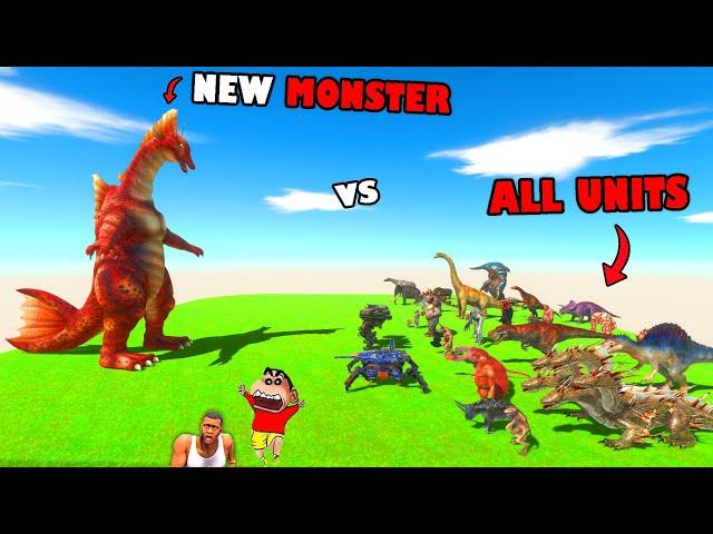 SECRET NEW MONSTER vs SHINCHAN and CHOP ALL UNITS in Animal Revolt Battle Simulator