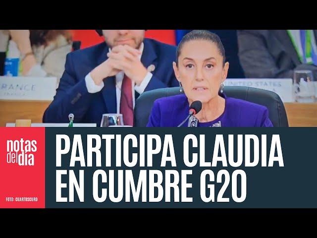 Participación de la Presidenta de México, Claudia Sheinbaum en la Cumbre del G20 (inglés)