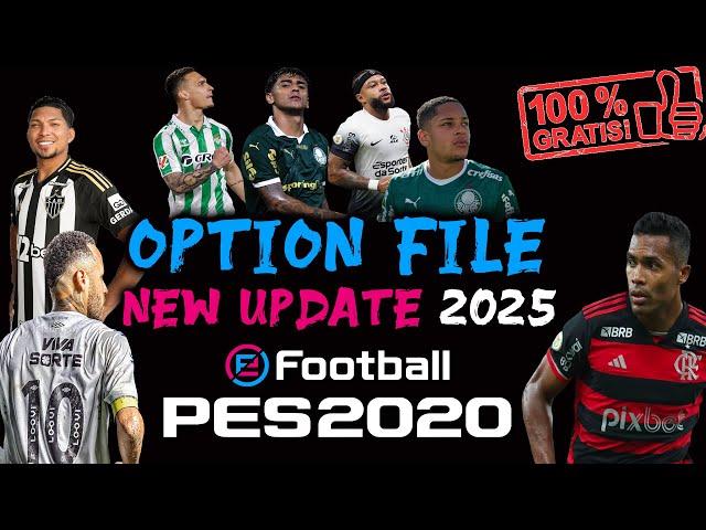 PES 2020 - OPTION FILE NEW UPDATE 2025 - PS4/PS5/PC - ATUALIZADO MÊS DE MARÇO 2025 - 100% GRÁTIS !