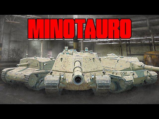 ОБЗОР на ВЕТКУ Controcarro 3 Minotauro в World of Tanks Blitz