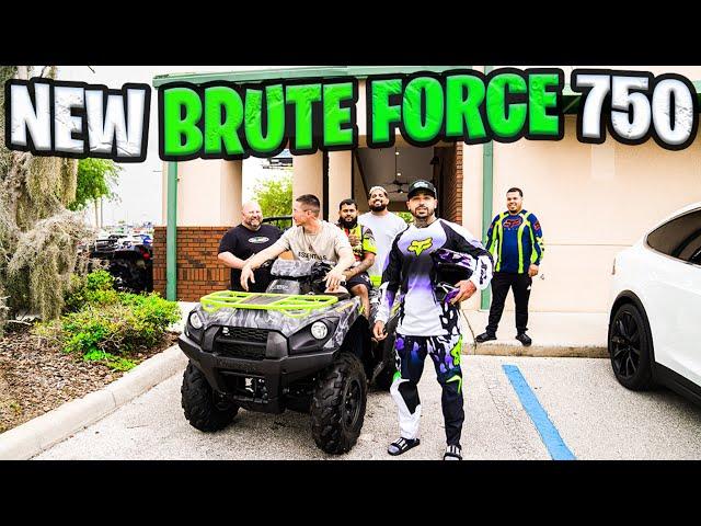 Buying a new 4x4 Quad ! |  ( 2023 Brute Force750 ) Braap Vlogs