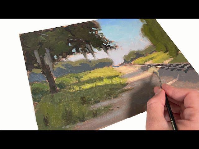 The One Thing I Do To Make Landscape Oil Painting So Much EASIER