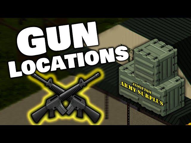 The BEST Locations for Guns and Ammo in Project Zomboid