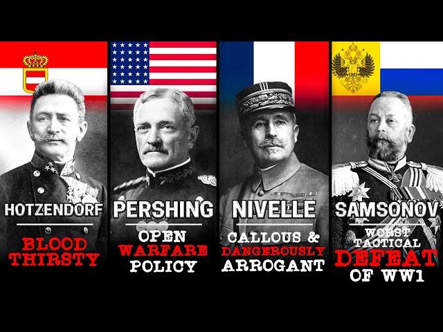 The Most Brutal/Incompetent Generals from Each Major Fighting WW1 Country [Pt. 2]