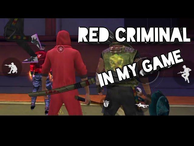 RED CRIMINAL in my game| see till end | Innate gaming| Garena free fire