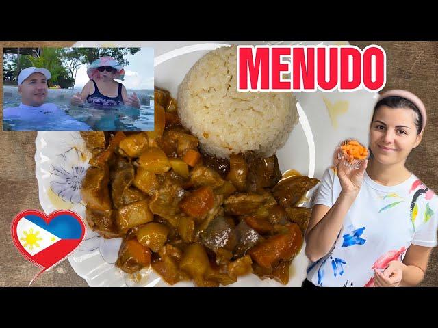 PORK MENUDO/ "Avatar" was filmed here! - Mom's reaction to the Philippine waterfalls️