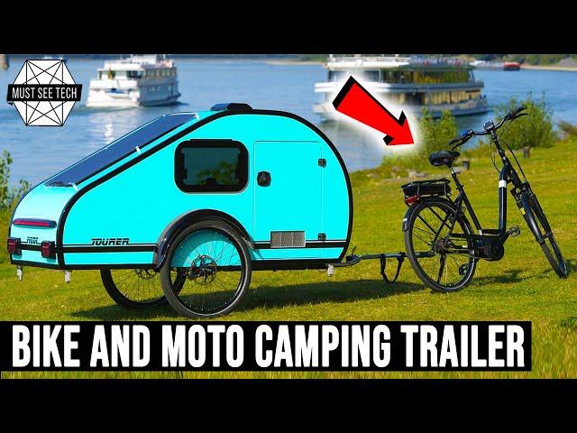 Top 10 Bicycle Campers and Motorcycle Caravan Trailers for Lightweight Travels