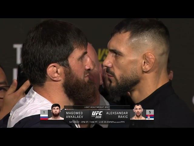 magomed ankalaev.  Aleksandr rakis UFC 308 Dubai