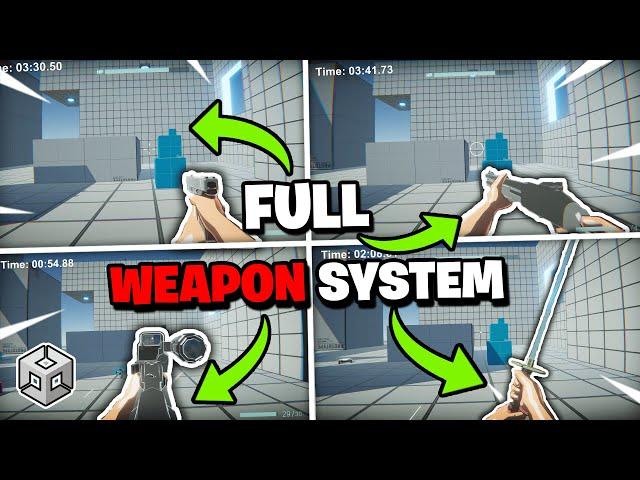 UNITY FULL WEAPON SYSTEM TUTORIAL!