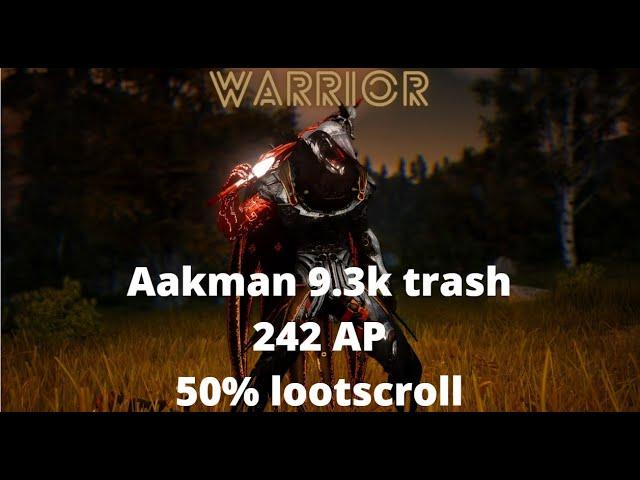 BDO Warrior Awakening Aakman 242 AP | 9.3K Trash | 50% lootscroll