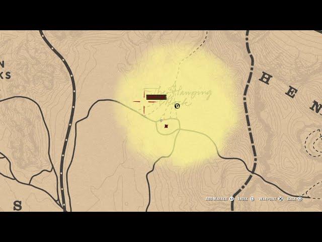 Red Dead Redemption 2 Online Hennigan's Stead North Treasure Map Locations GOLD!!!