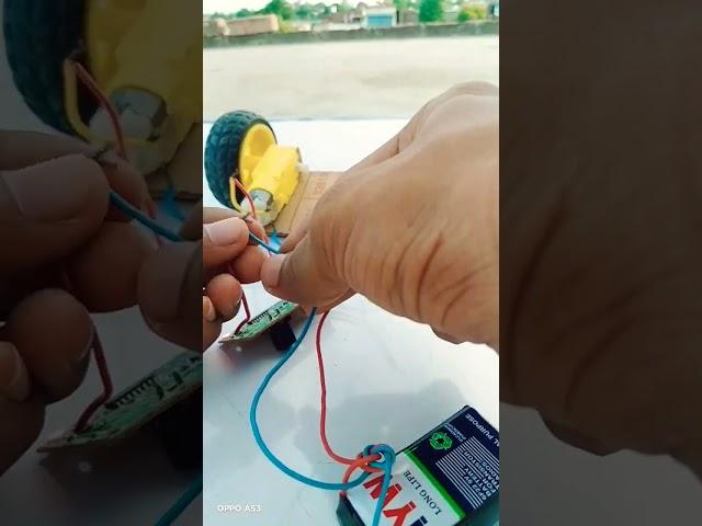 Homemade simple car robot 
