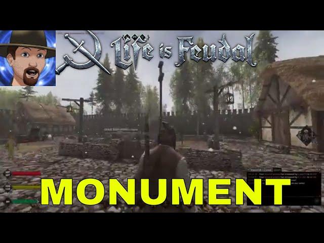 HOW TO BUILD A GUILD MONUMENT (10+ PEOPLE) LIFE IS FEUDAL MMO #14