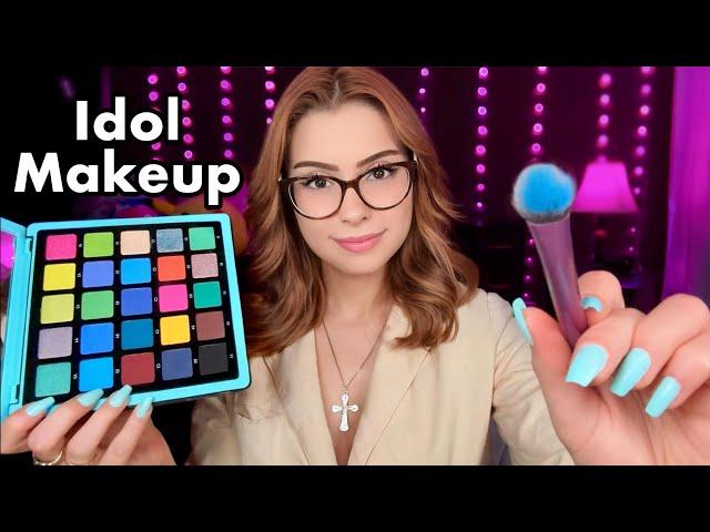 ASMR Doing Your Makeup (You're a K-Pop IDOL)  Layered Sounds Personal Attention For SLEEP 