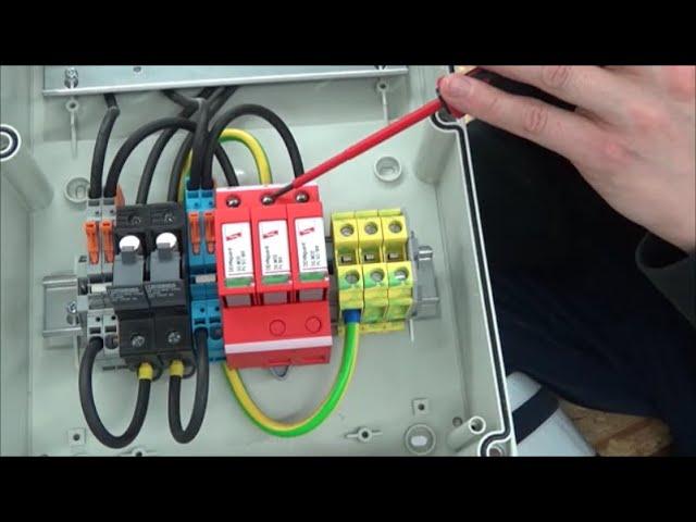 #5 - PV Anlage - Generatoranschlusskasten (GAK-light) - Überspannungsschutz - Absicherung DC-UV