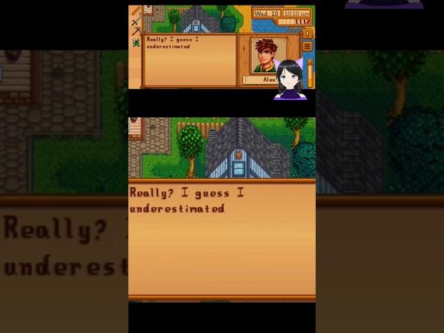 But I want to play catch, Alex  #stardewvalley #vtuber #letsplay #stardewvalleyandroid #funnymoment