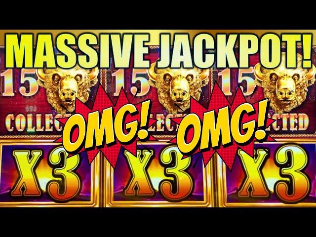 EPIC!! $10K+ MASSIVE JACKPOT HANDPAY! BIGGEST BUFFALO JACKPOT OF MY LIFE! BUFFALO GOLD Slot Machine