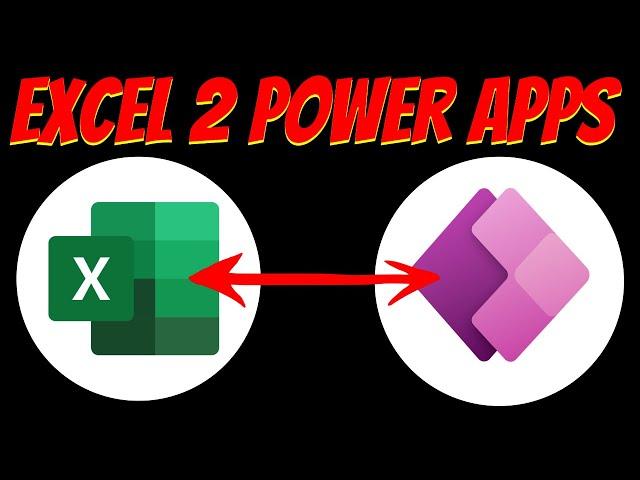 How to Connect Power Apps to an Excel Spreadsheet - Beginner Tutorial