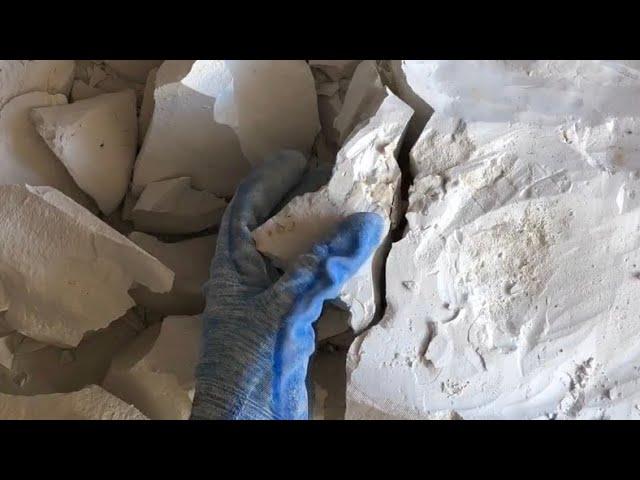 Моя любимая колка глыбы/Grinding a large piece