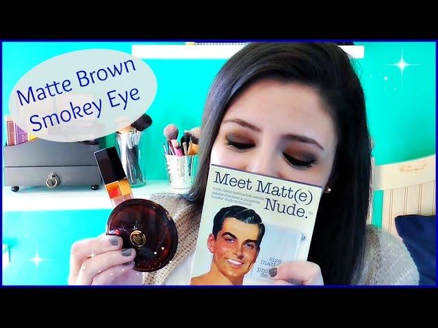 Matte Brown Smokey Eye | Tutorial