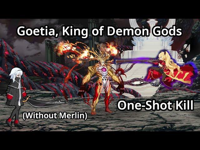 King of Demon Gods, Goetia: One-Shot Kill (Without Merlin) [FGO NA]