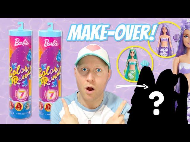 Barbie Color Reveal Mermaid Make-Over! ‍️ (Series 2)