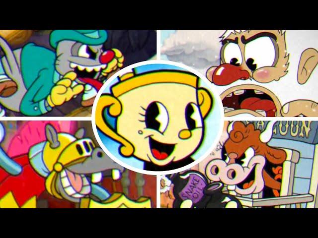 Cuphead DLC - All Bosses No Damage (The Delicious Last Course)