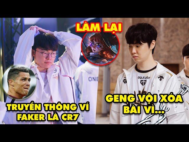 Update LMHT: Truyền thông phương Tây ví Faker như CR7, Lý do GENG vội xóa bài, Aurora làm lại