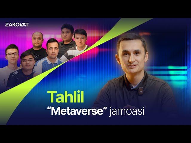 Tahlil: Metaverse jamoasi | Professional liga o‘yini muhokamasi