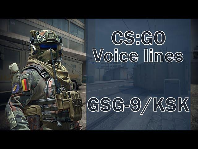 CSGO Agent Voice Lines: GSG9/KSK