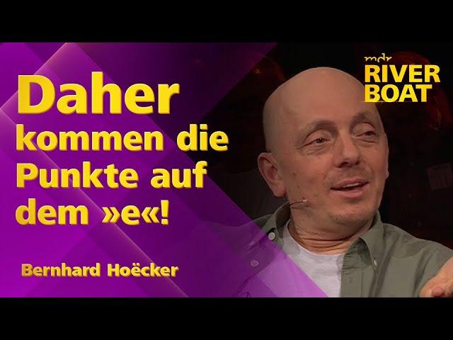 Daher kommen die Punkte auf dem E – Bernhard Hoëcker