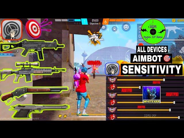 Free Fire Headshot setting 2024 ️ Best Sensitivity Settings ️| Sensitivity + HudSettings Free Fire