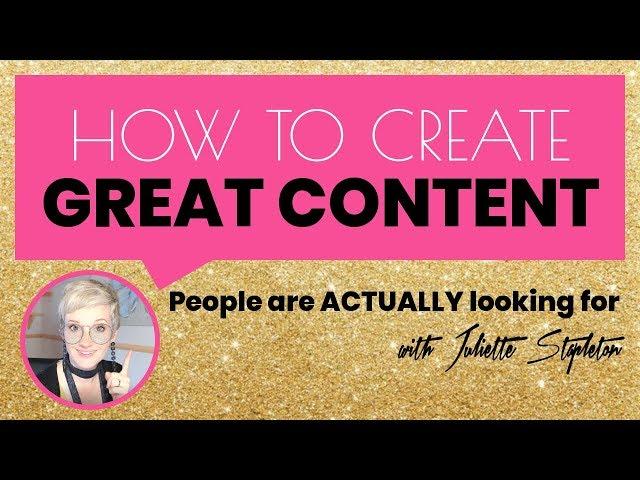 How To Create Content People Are ACTUALLY Looking For