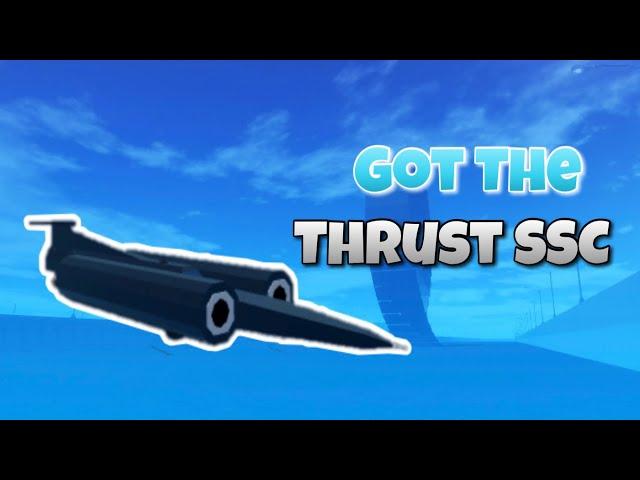 Getting the Thrust SSC in car crash simulator (2022)