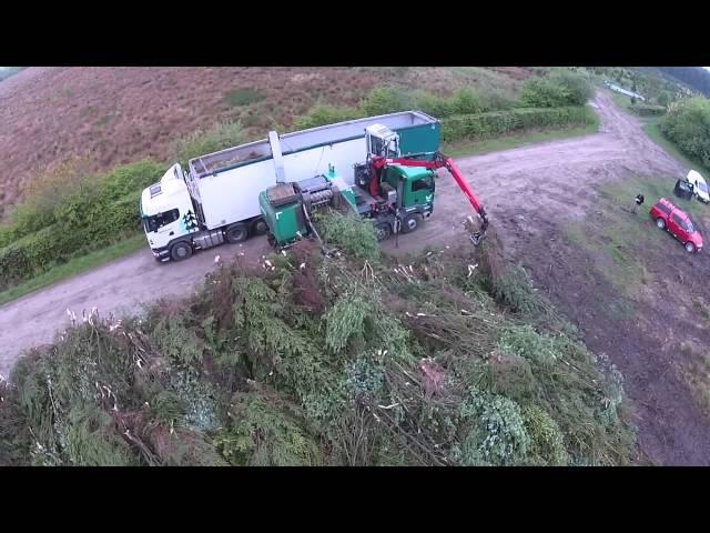 Jenz truck mounted chipper