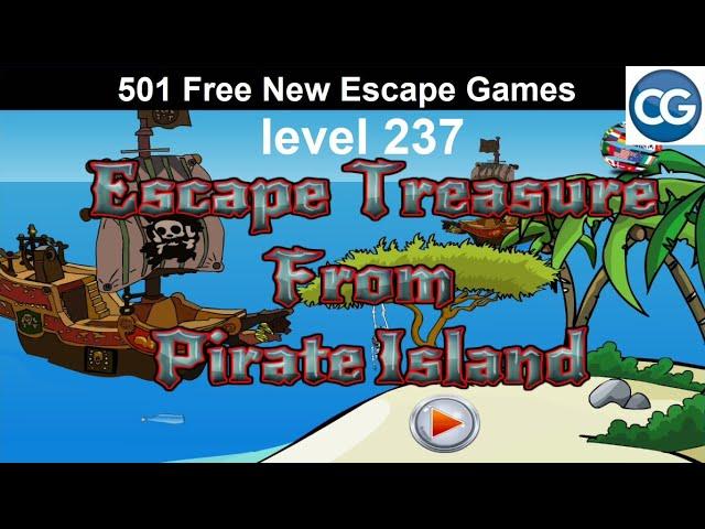 [Walkthrough] 501 Free New Escape Games level 237 - Escape treasure from pirate island