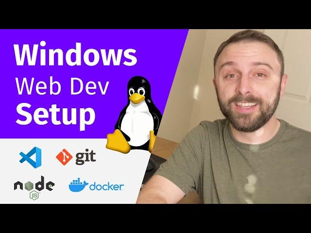 Setting Up a Windows PC For Web Development: WSL, Git, Node.js, Docker, Oh My Zsh, & MySQL