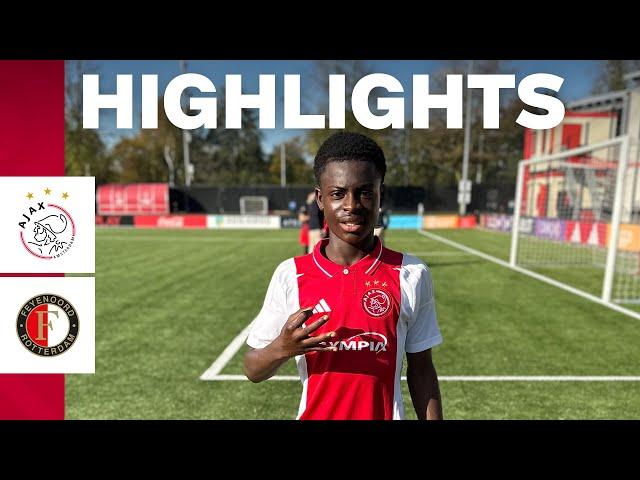 Denzel Darko at it AGAIN!  | Highlights & reactions Ajax O15 - Feyenoord O15