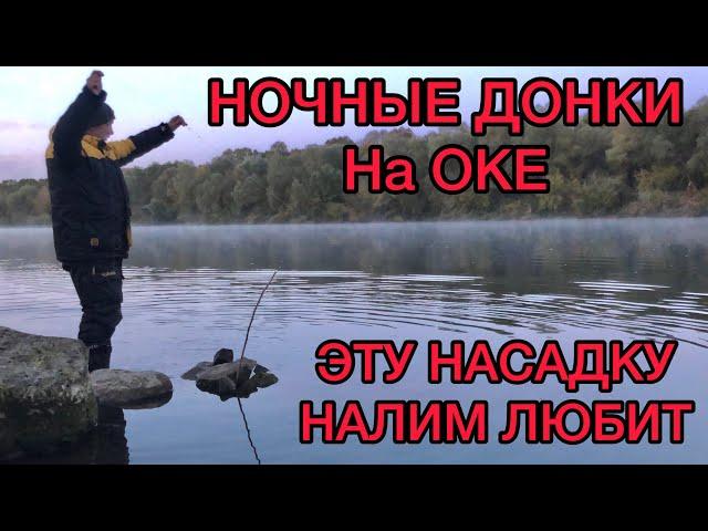 ДОНКИ на ОКЕ НОЧЬЮ / НАЛИМ ЛЮБИТ ЭТУ НАСАДКУ / ПЕРВЫЕ МОРОЗЫ