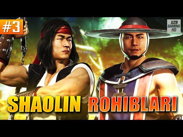 MORTAL KOMBAT 11 / TARJIMA KINO O'ZBEK TILIDA (3-QISM) / SHAOLIN ROHIBLARI / UZBEKCHA TARJIMA