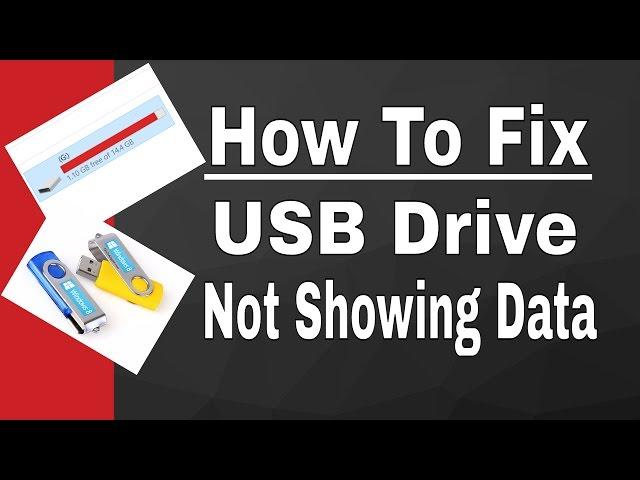 [Solved] Pen Drive Show Empty Even When Data Exists