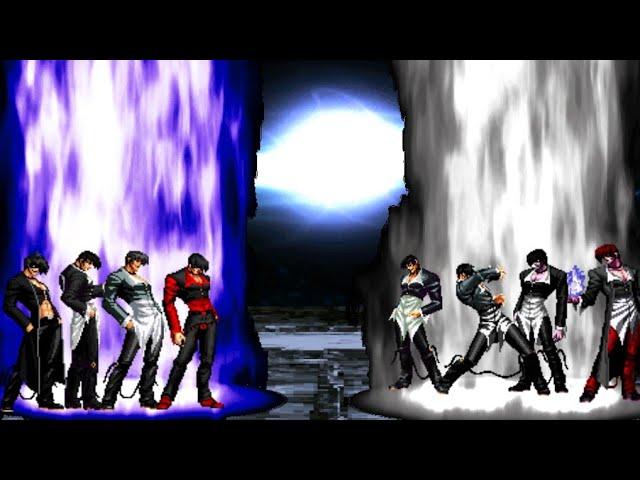 Kof Mugen Flames Iori Yagami VS Orochi Iori Yagami Team