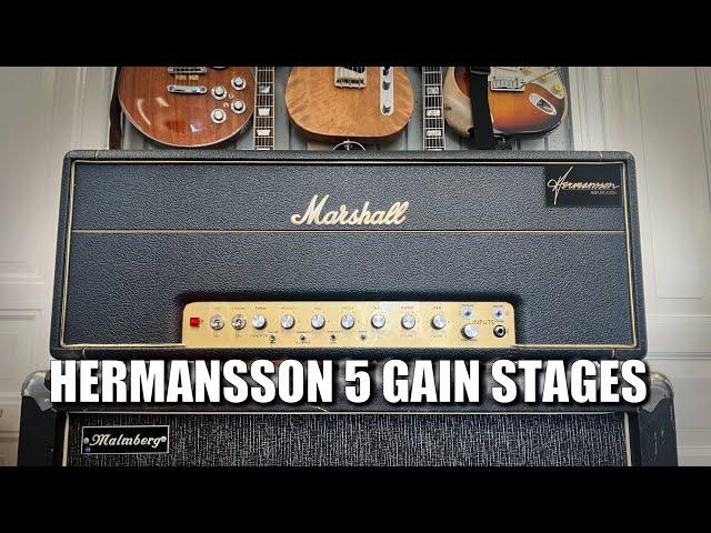 Hermansson 5 gain stages rebuild in a Marshall 1959HW