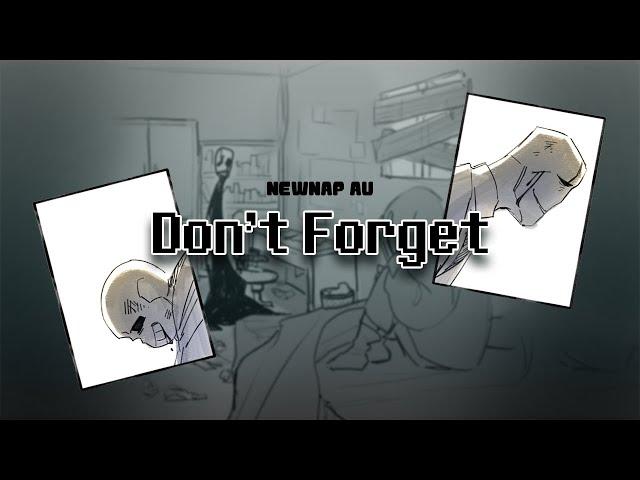 DON'T FORGET: Part 1/2 (Undertale Comic Dub)