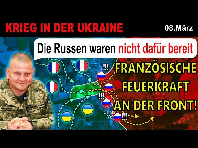 08.MÄRZ:  GAME-CHANGER - Ukrainer SETZEN FRISCHES FRANZÖSISCHES GERÄT EIN! | Ukraine-Krieg