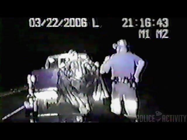 Dashcam Captures Criminals Shooting At Texas Trooper - 2006