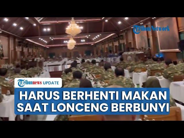 Para Menteri Makan ala Militer, Harus Selesai saat Lonceng Berbunyi hingga Teriak 'Terima Kasih'