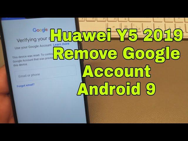 Huawei Y5 2019 AMN-LX9. Remove Google Account, Bypass FRP.